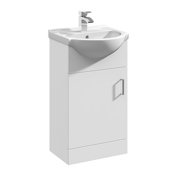 Essential Alaska Vanity Basin Unit 450mm wide; White