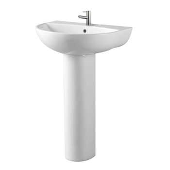 Kameo 500mm 1 Tap Hole Pedestal Basin