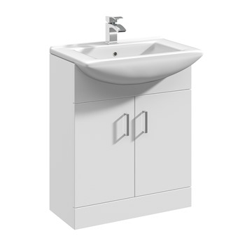 Essential ALASKA 650mm classic basin vanity unit