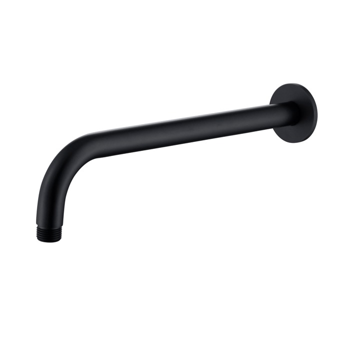 Round Wall Arm 300mm Black