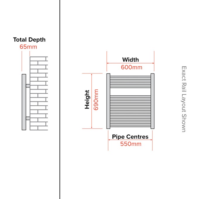 Towel discount warmer height