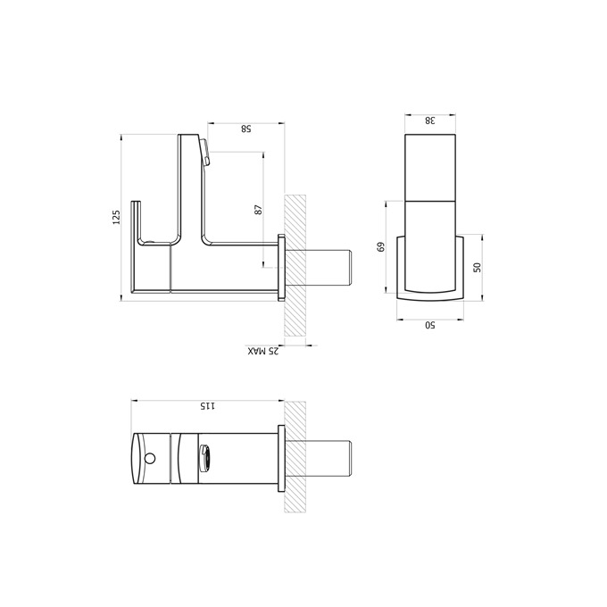 Essential Paron Bath Pillar Tap Pair 2 Tap Holes Chrome