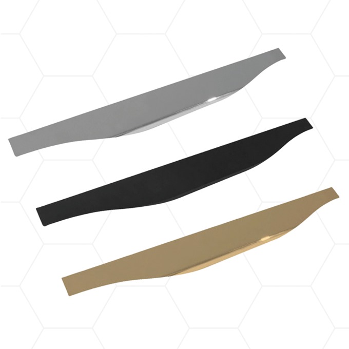 Surf Handle 600mm Brushed Brass