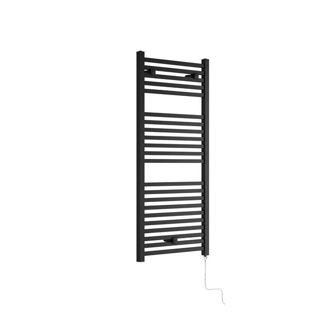 Lazzarini Todi Contract Anthracite straight 1110mm Electric Towel Warmer