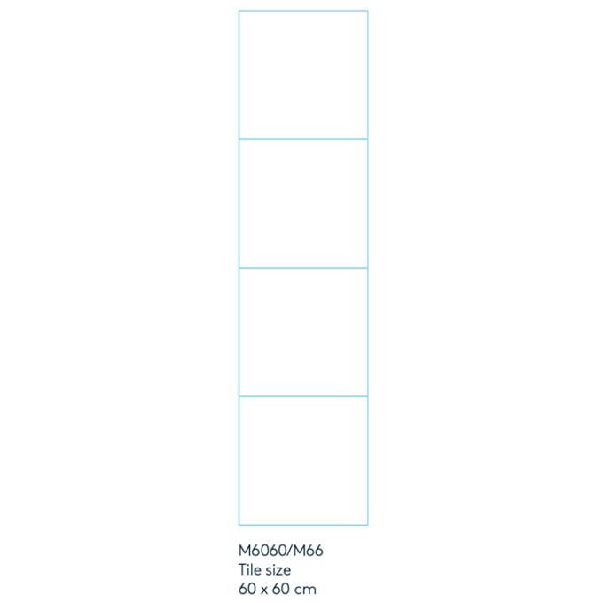 Fibo White Marble Tile Effect Panel 2.4 x 0.6m Tongue & Groove