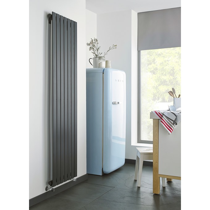 Boston Anthracite Towel Rail 1200 x 480mm