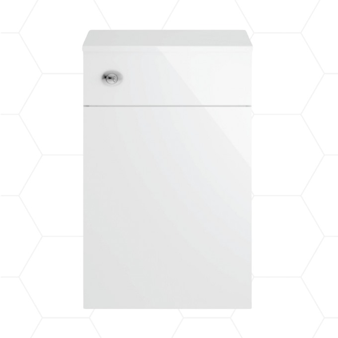 Kinetic 500mm WC Unit Gloss White