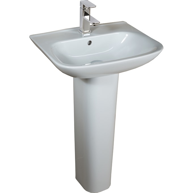 Essential Violet 520mm Vessel Basin 1 Tap Hole