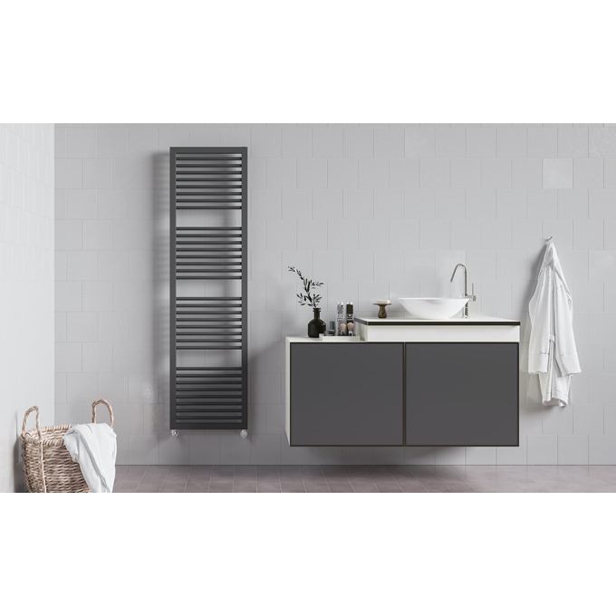 Lazzarini asti 1813 x 500 anthracite Towel Warmer