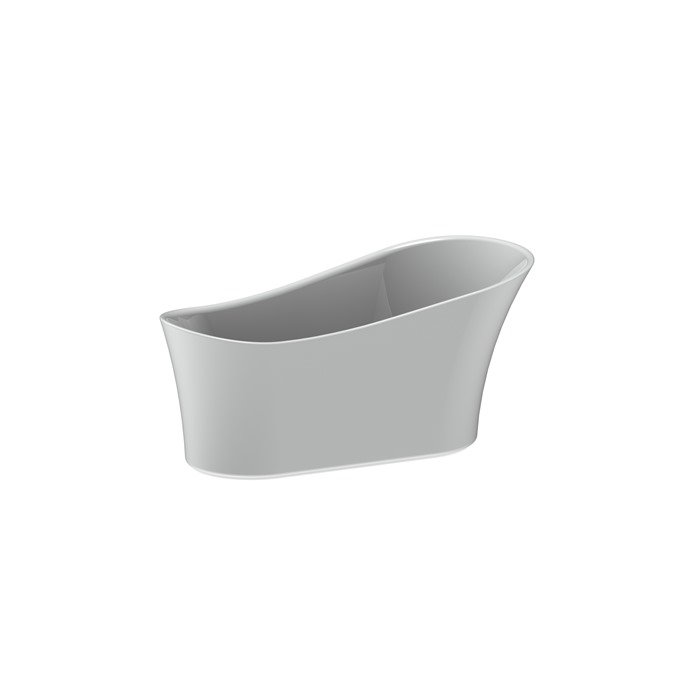 BC Designs Bradwell 1550mm x 750mm Freestanding Single Ended Slipper Bath - White