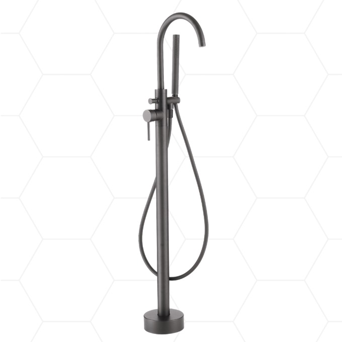 Gordon Freestanding Bath Shower Mixer Gunmetal