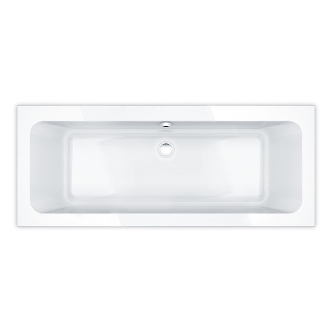 Essential ISLINGTON Rectangular Double Ended Bath; 1700x700mm; 0 Tap holes; White