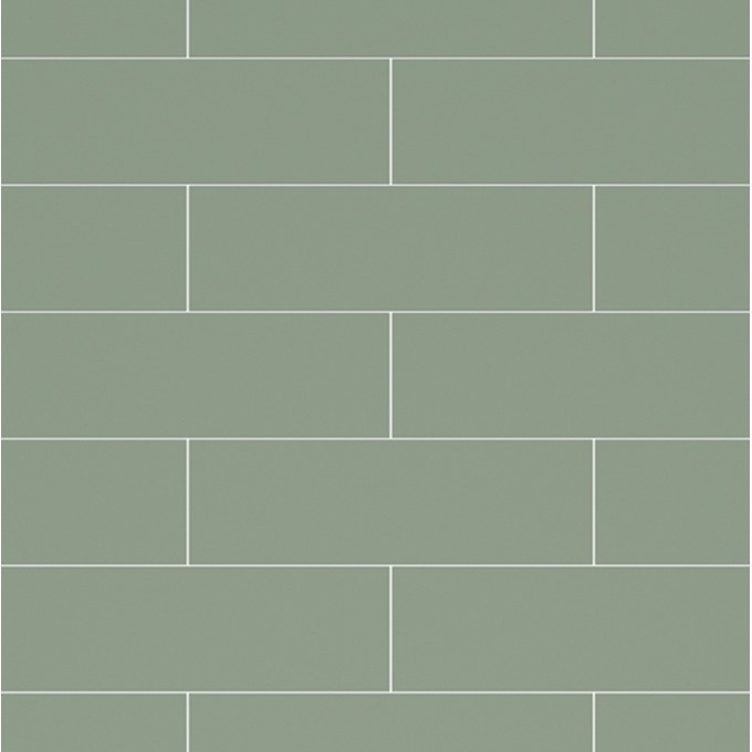 Fibo Olive Green Metro Brick Panel 2.4 x 0.6m Tongue & Groove