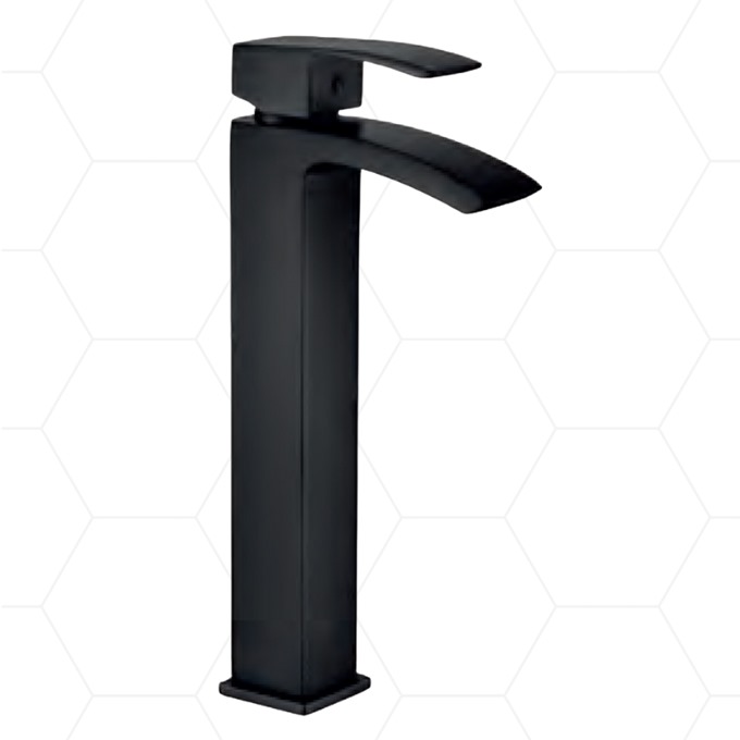 Fairlie Hi Rise Mono Basin Mixer Matt Black