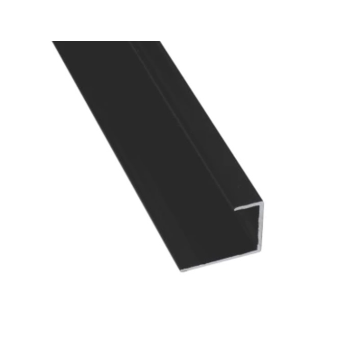 11mm Aluminium End Cap Black