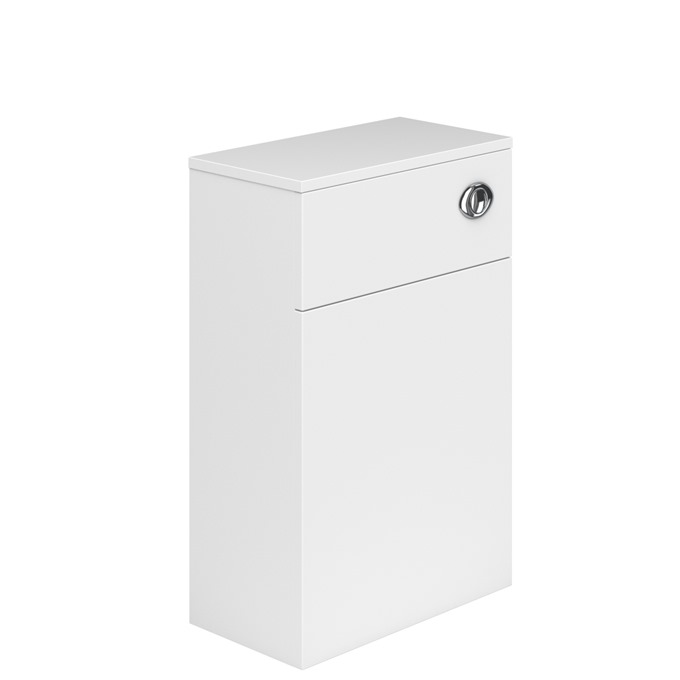 Essential NEVADA WC Unit; 500mm Wide x 200mm Deep; White