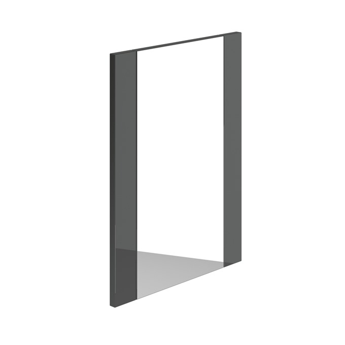 Essential NEVADA Bathroom Mirror; Rectangular; 450x600mm; Grey