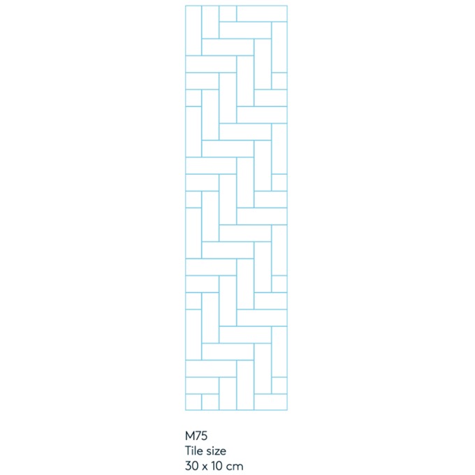 Fibo Denver White Straight Herringhone Panel 2.4 x 0.6m Tongue & Groove