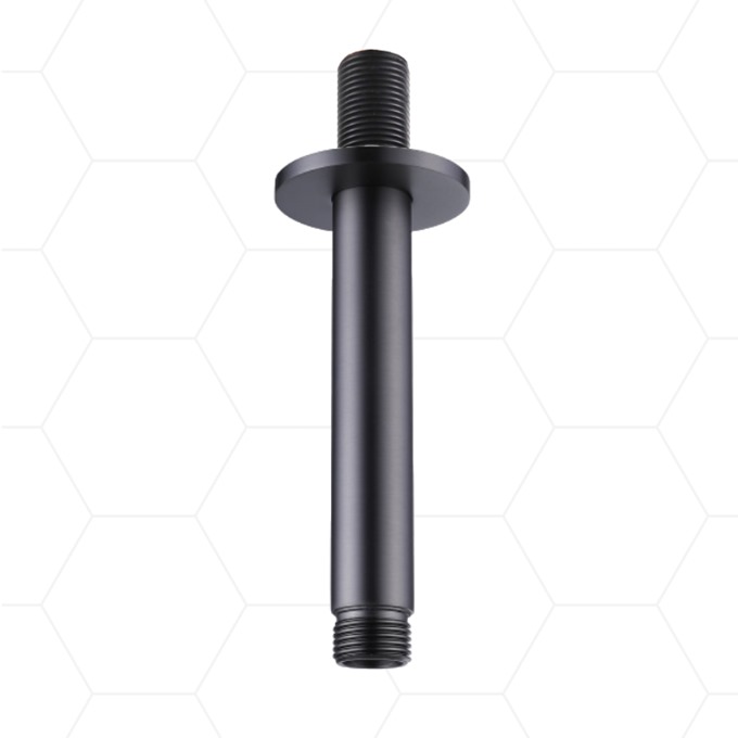 Round Ceiling Arm 120mm Gunmetal