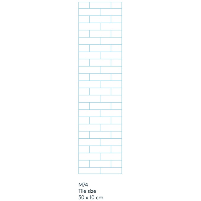 Fibo Olive Green Metro Brick Panel 2.4 x 0.6m Tongue & Groove