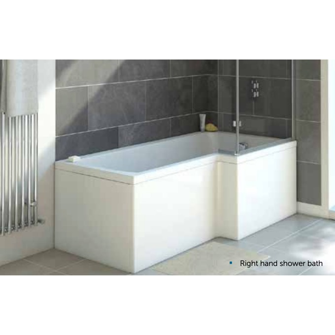 Ocean Shower Bath End Panel