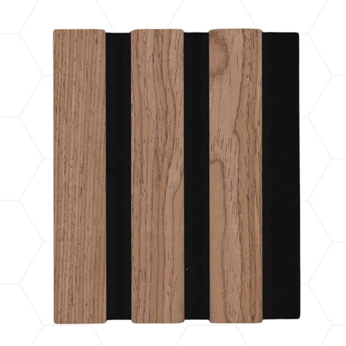 Acoustic Slat Wall Panels, Walnut