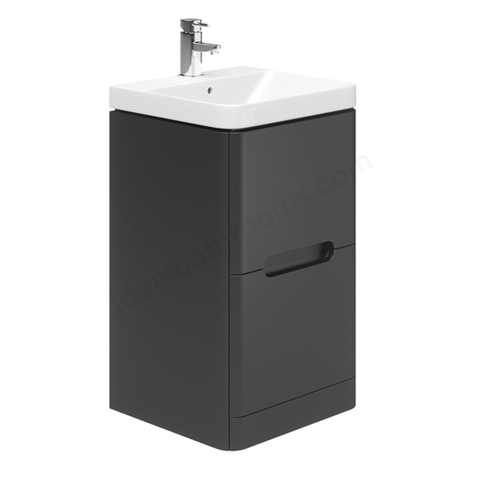 Essential Colorado 500 Floorstanding Unit & Basin Graphite Grey