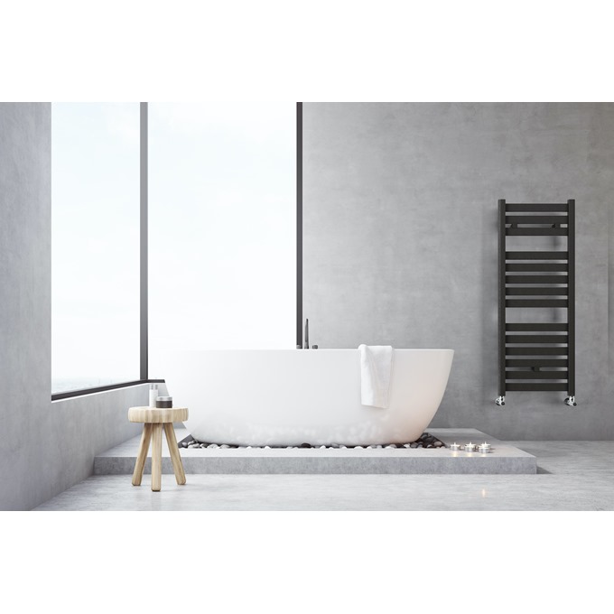 Lazzarini capri 1150 x 500 anthracite Towel Warmer