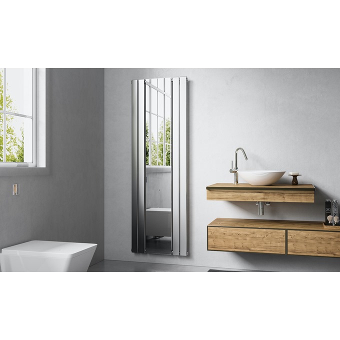 Lazzarini empoli 1800 x 600 chromeTowel Warmer