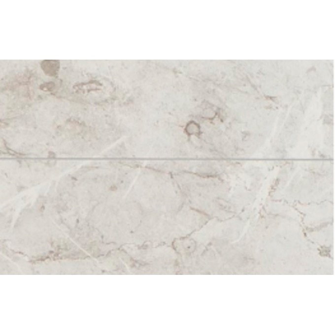 Fibo White Marble Tile Effect Panel 2.4 x 0.6m Tongue & Groove