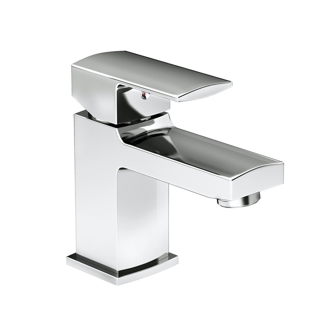 Essential Paron Mono Basin Mixer With Click Waste 1 Tap Hole Chrome