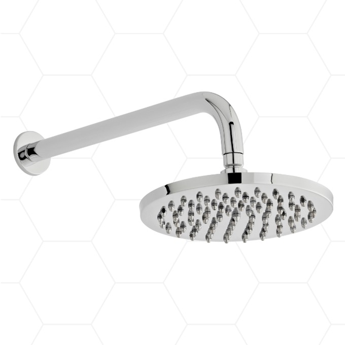 Rondo+ Concealed Thermostatic Valve with Round Arm Shower Head Chrome