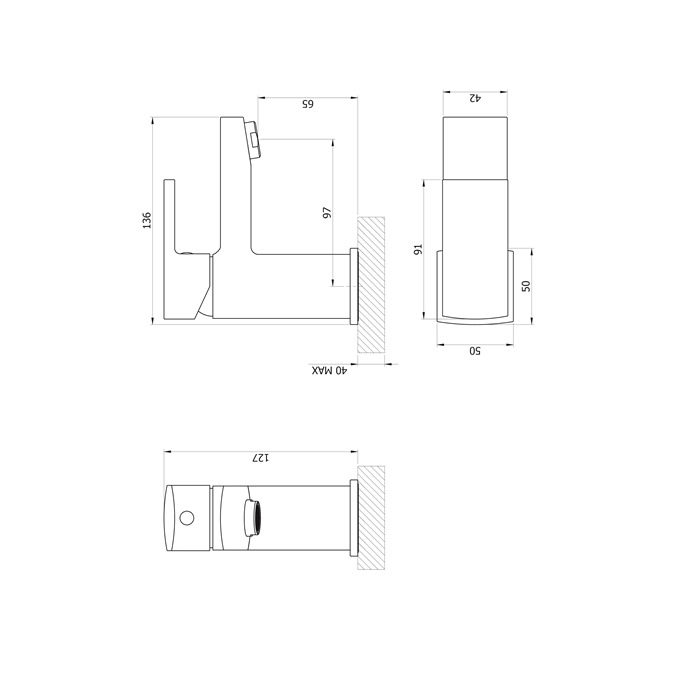 Essential Paron Mono Basin Mixer With Click Waste 1 Tap Hole Chrome