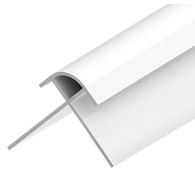 10mm ABS External Winged Corner - White