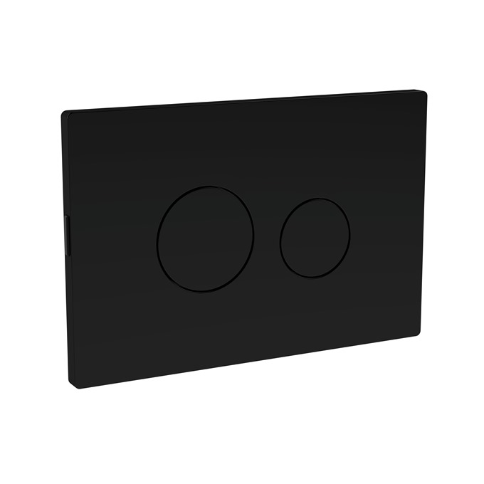 Matt Black Dual Flush Plate