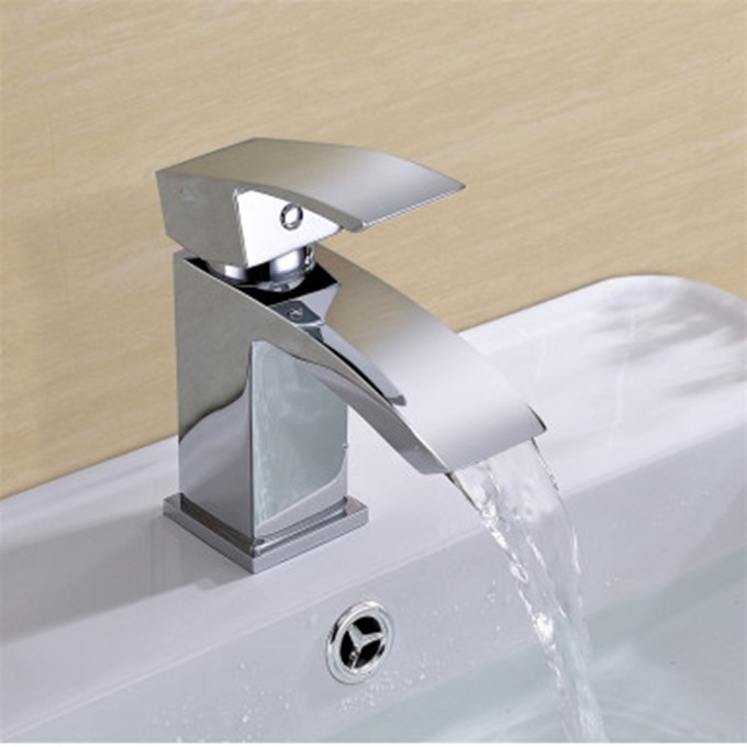 Fairlie Mono Basin Mixer with Click Waste - Black