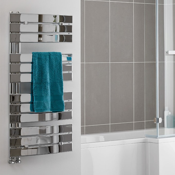 Lazzarini pieve 780 x 550 chrome Towel Warmer