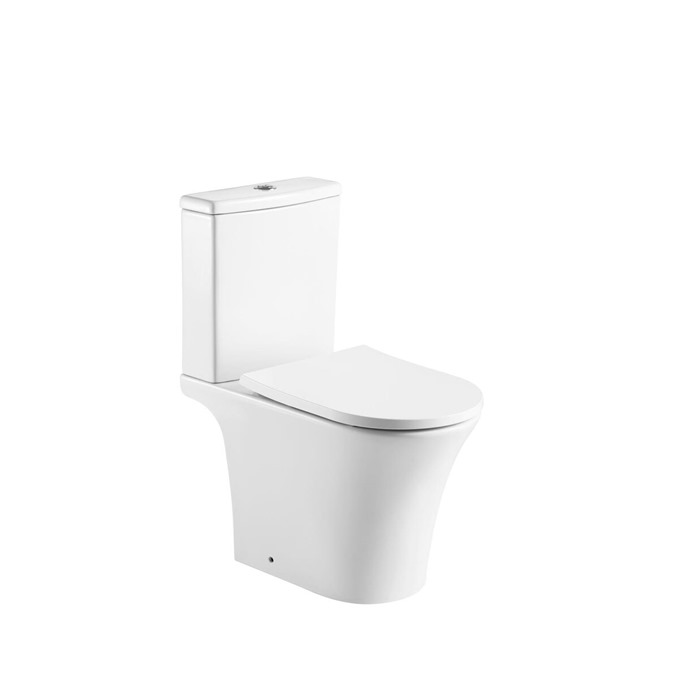 Kameo Rimless C /C Pan, Cistern & Slim Soft Close Seat